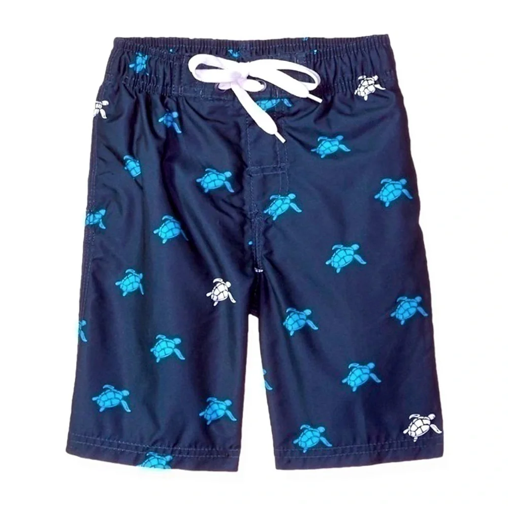 Kanu Terrapin Navy/Turtle Swimsuit Built-in Underwear Size 3T